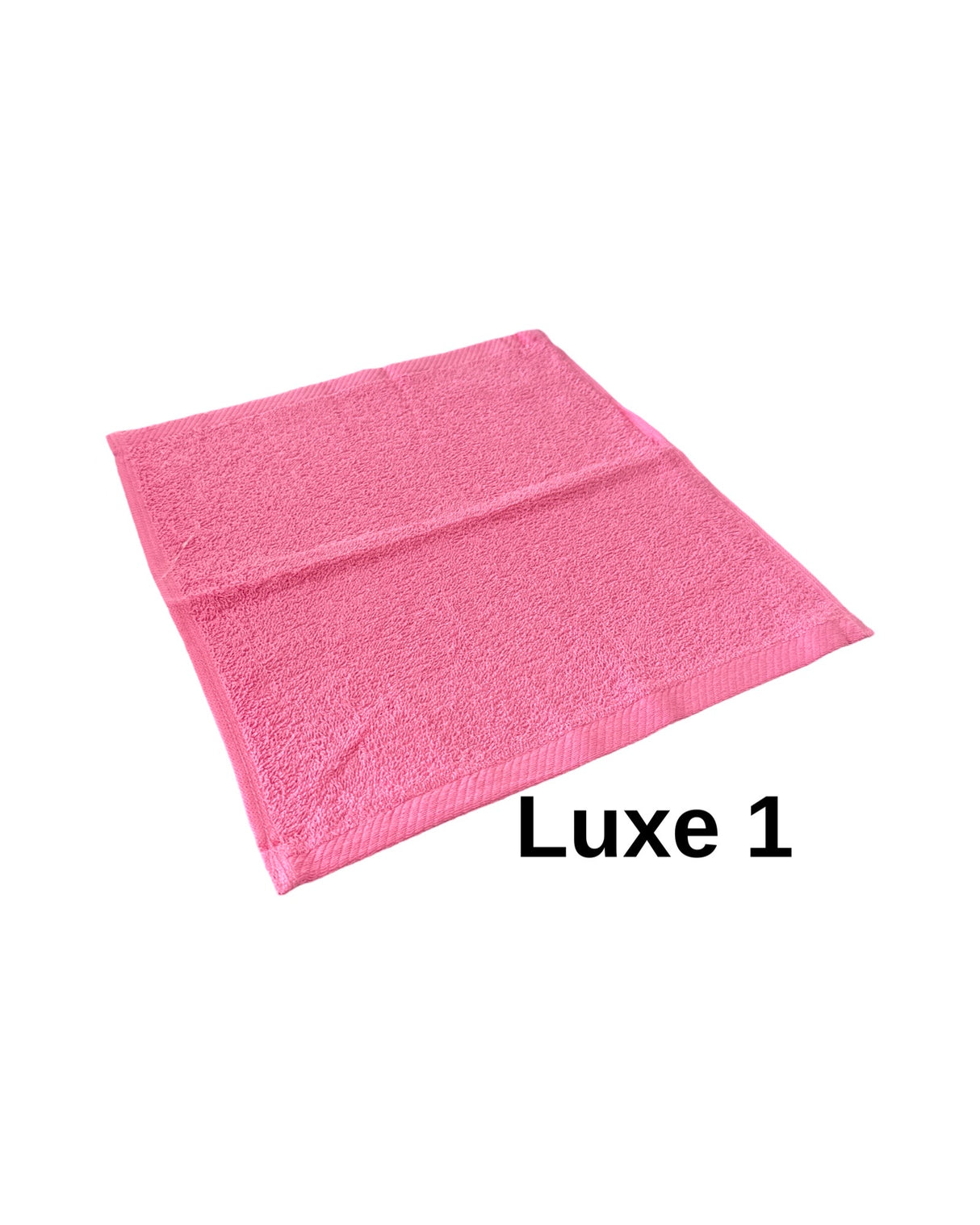 (1pc) Luxe 1 Towel 13x13 - Petal Pink