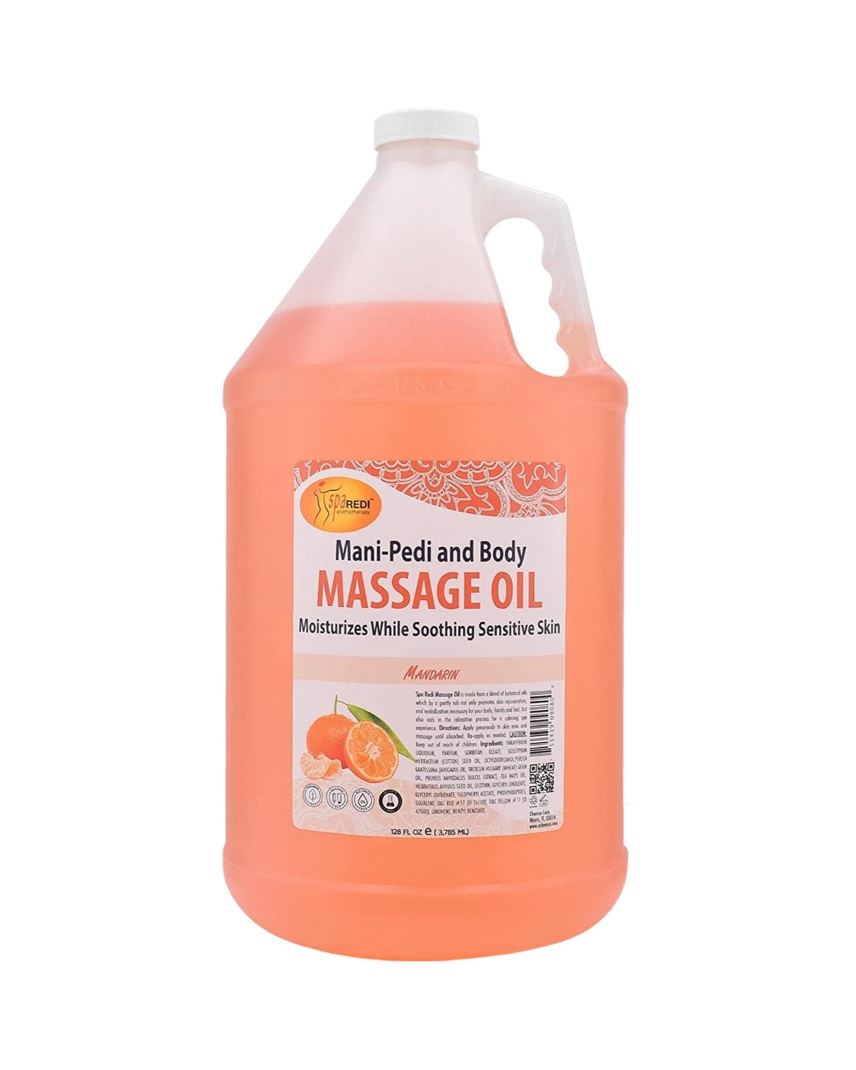 Mandarin Mani-Pedi & Body Massage Oil -128oz