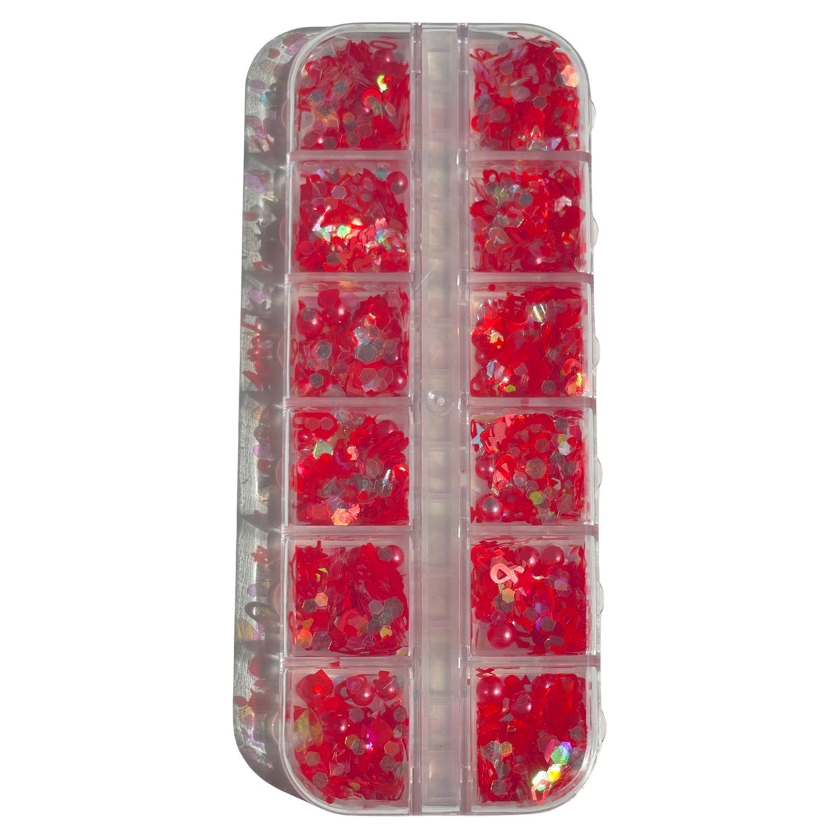 Mix Red Nail Sequin