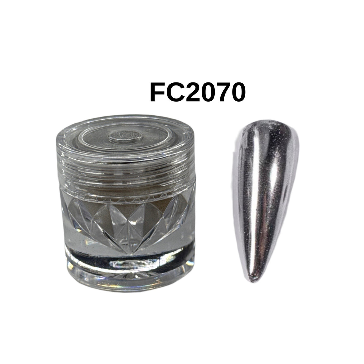 Chrome Nail Powder Silver #FC2070