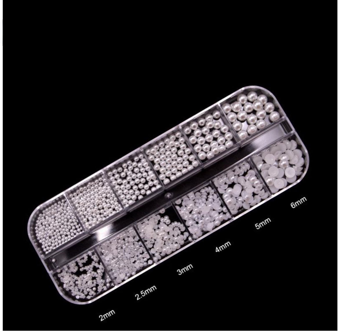 Half Round & Full Pearls - Flat Back & Round #49