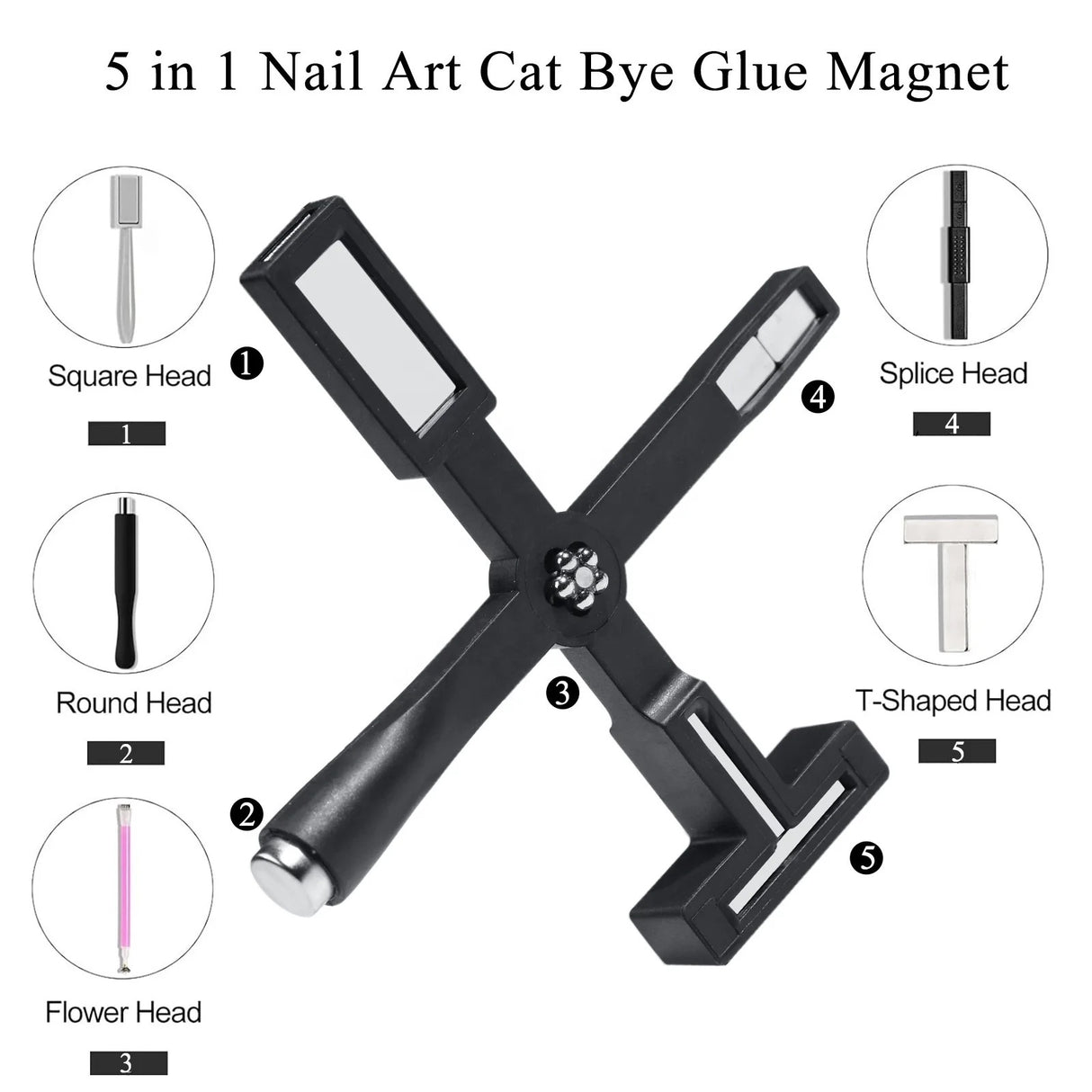 Cat Eyes Cross Magnet - 5 in 1