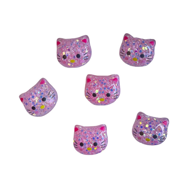 Hello Kitty Pink Charms - 6pc Bag