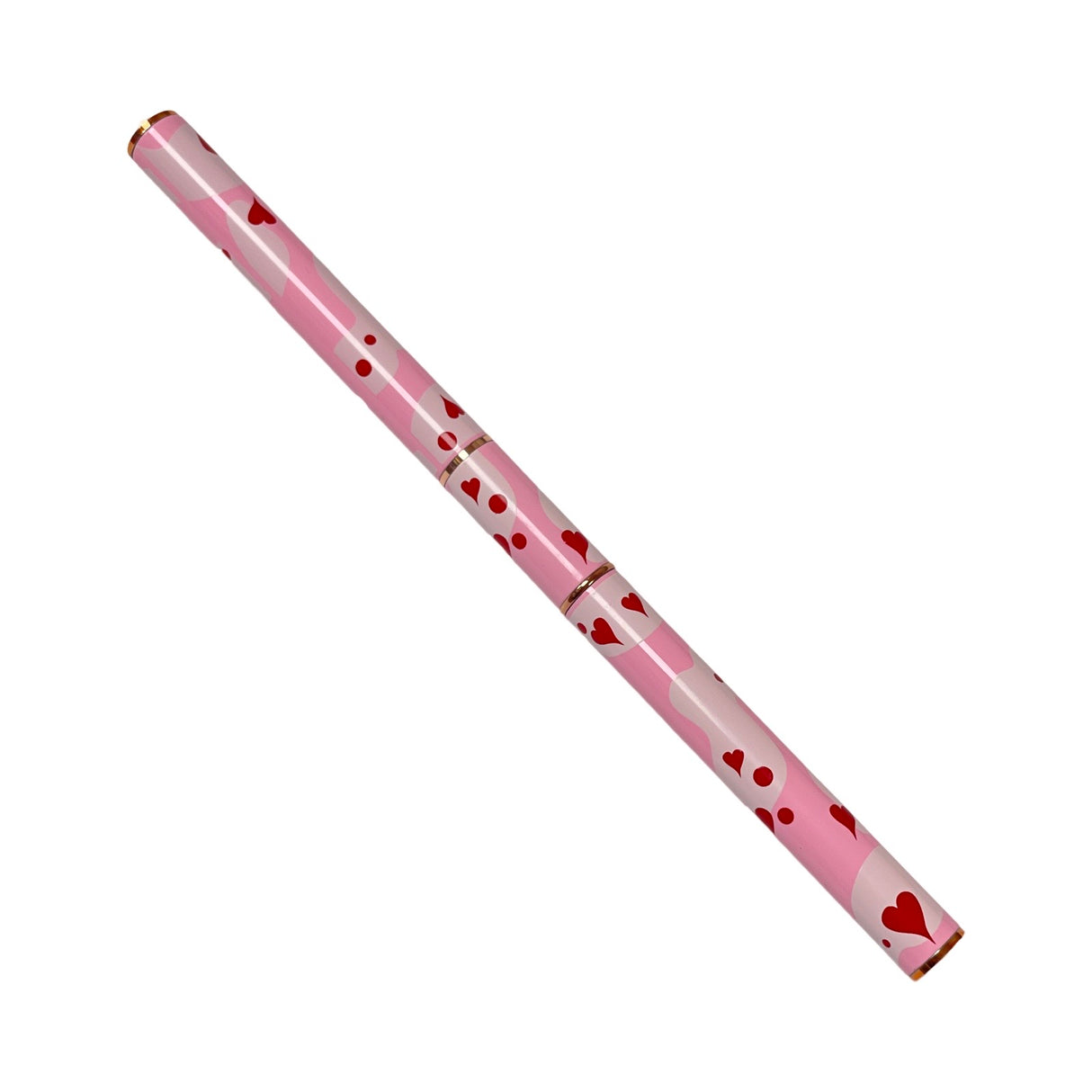 Double Head Gel - Polygel Brush + Spatula (Hearts)