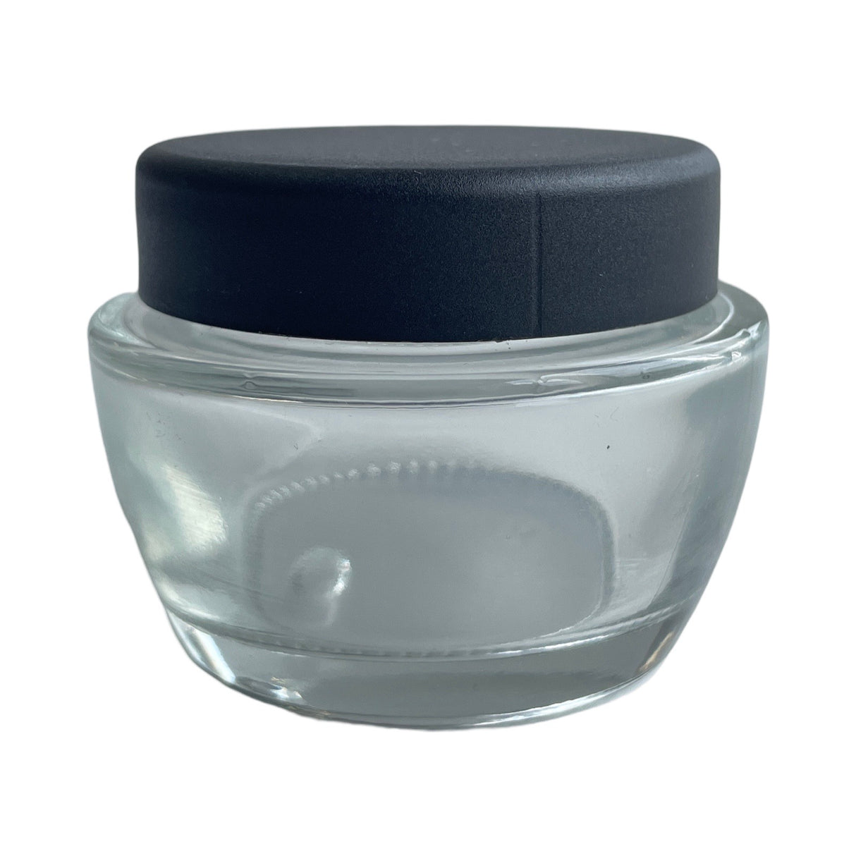 Clear Dappen Dish w/ Black Lid - 1.5 fl oz