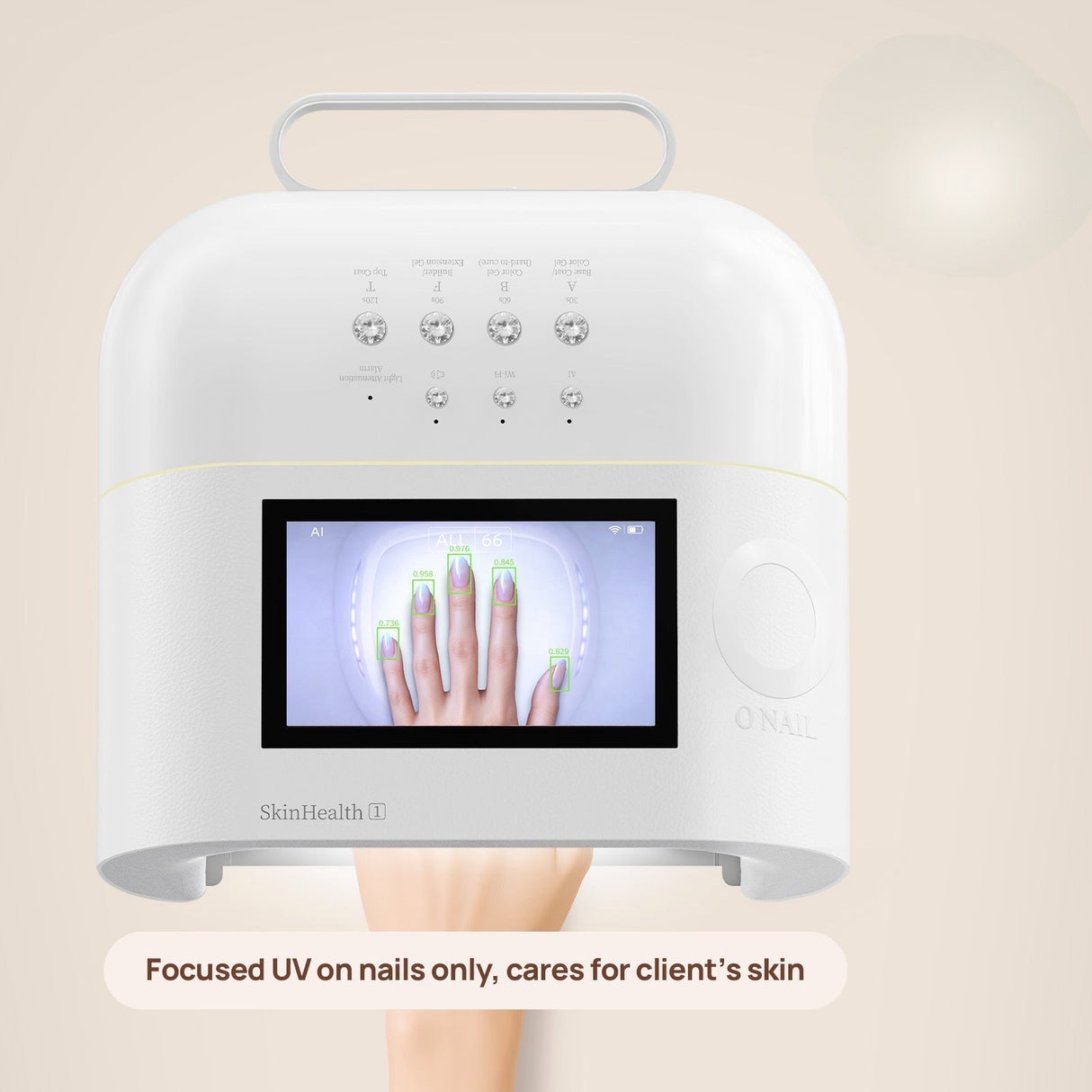 O Nail Rechargeable AI Nail Lamp - SUNX Pro Max