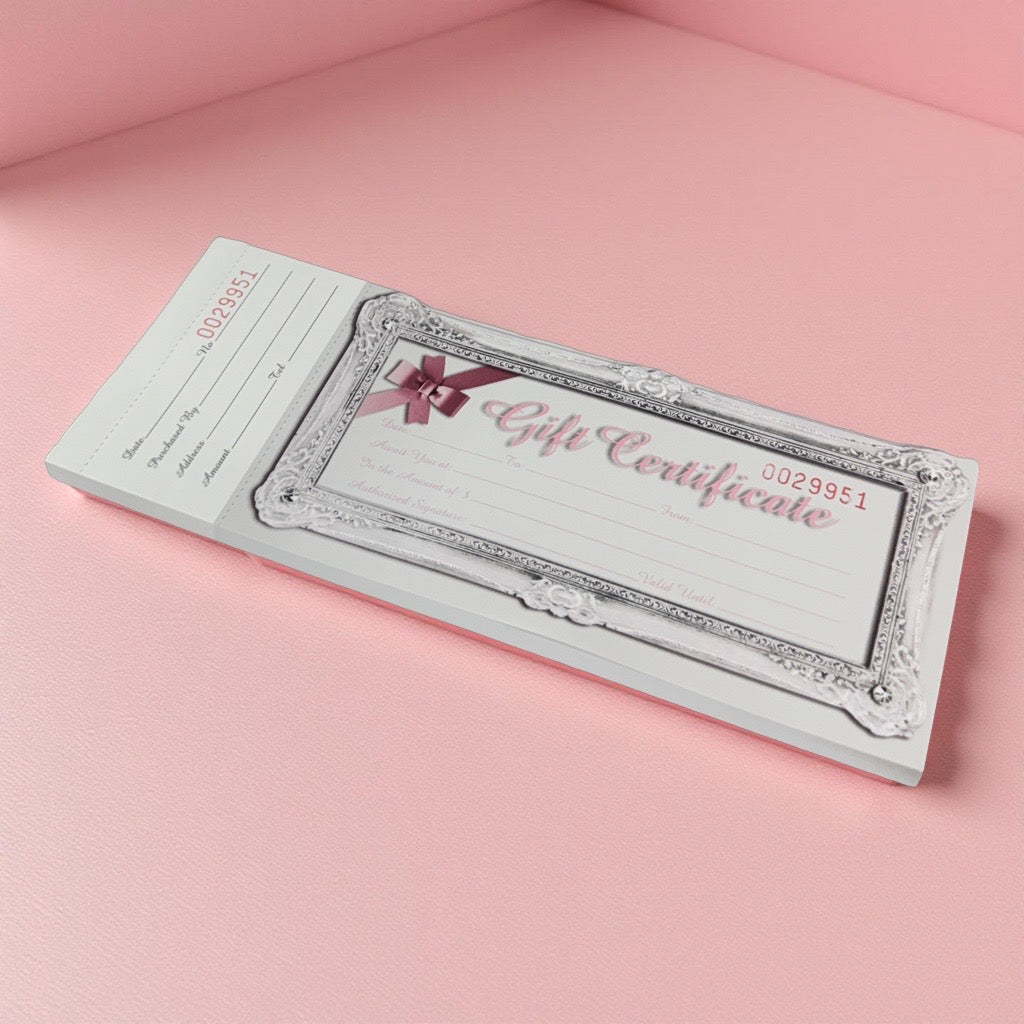 Gift Certificate Book - 50pc Book