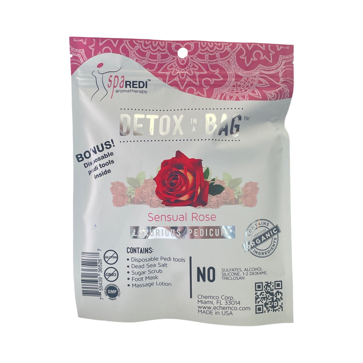 Luxury Detox Pedi In a Bag 4-Step System 0.7oz