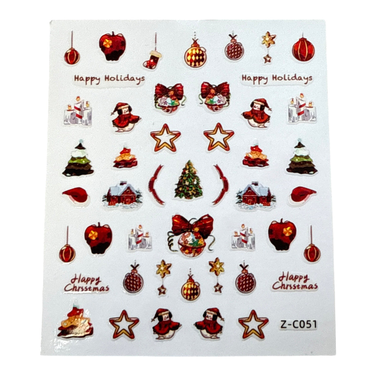 Christmas Nail Stickers z-C051