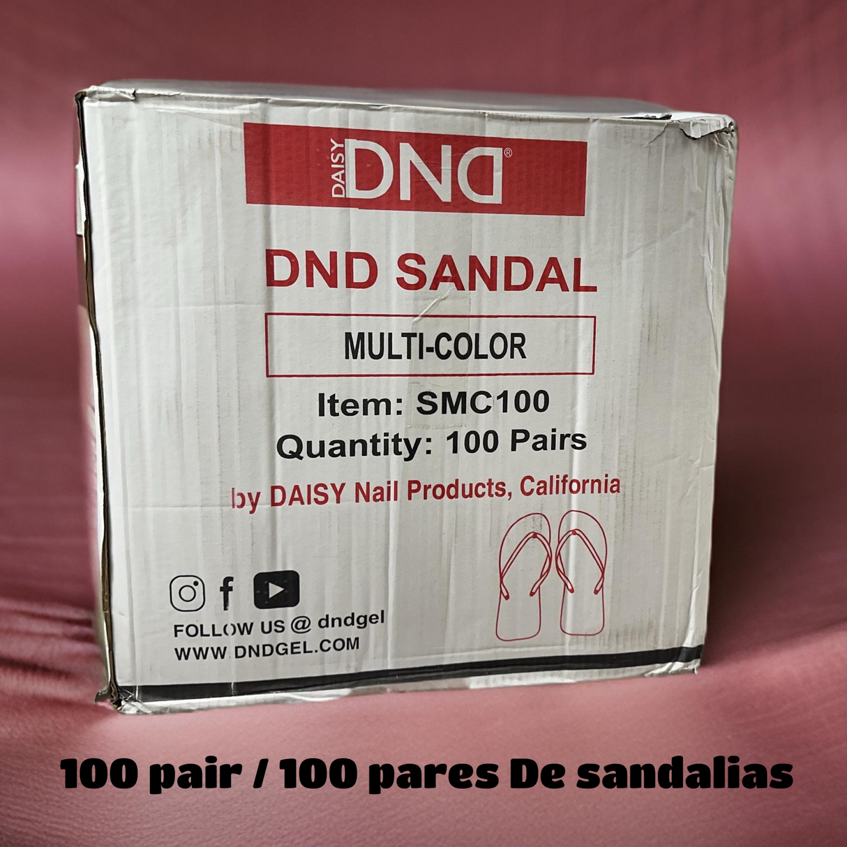 DND Pedicure Sandals - 100 Pair/Case