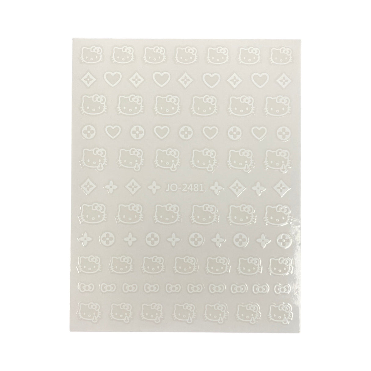 White Hello Kitty Sticker - JO-2481