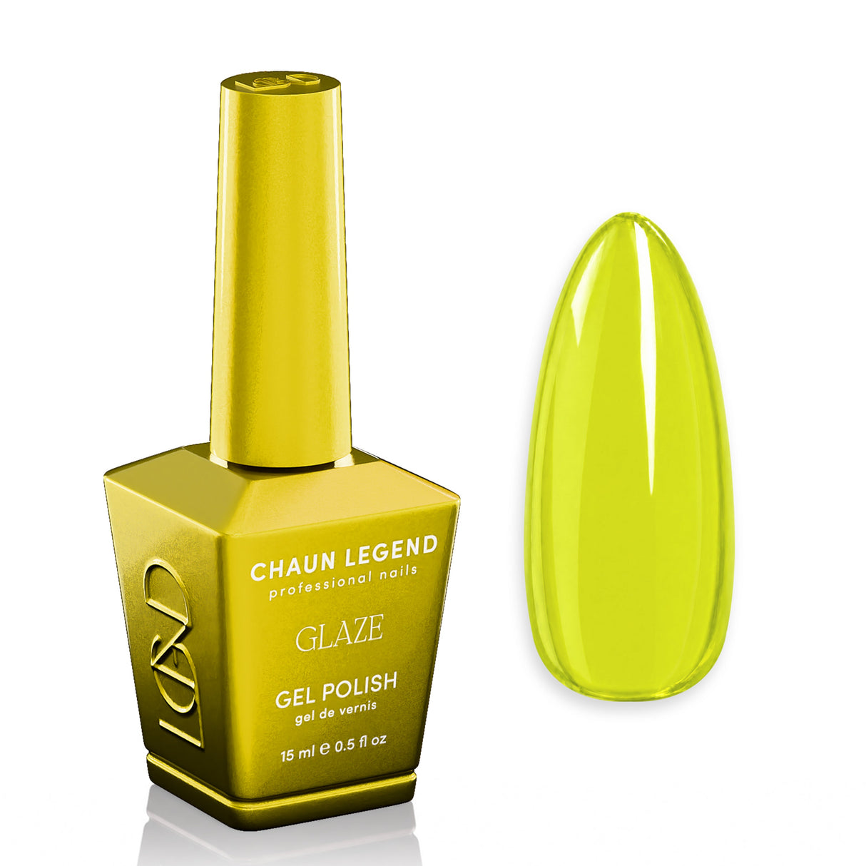 Chaun Legend Lemon Drop LGG04 bottle and swatch
