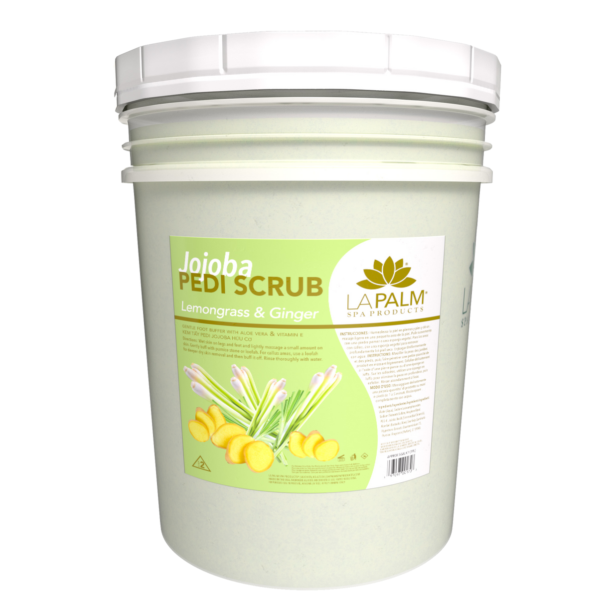 Lemon Grass Jojoba Pedi Scrub - 5 Gal Pail
