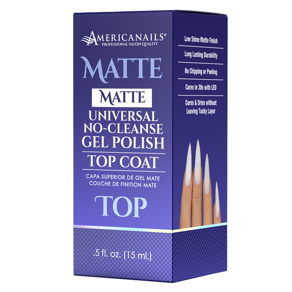 No-Cleanse Gel Polish Top Coat | Matte Finish .5oz