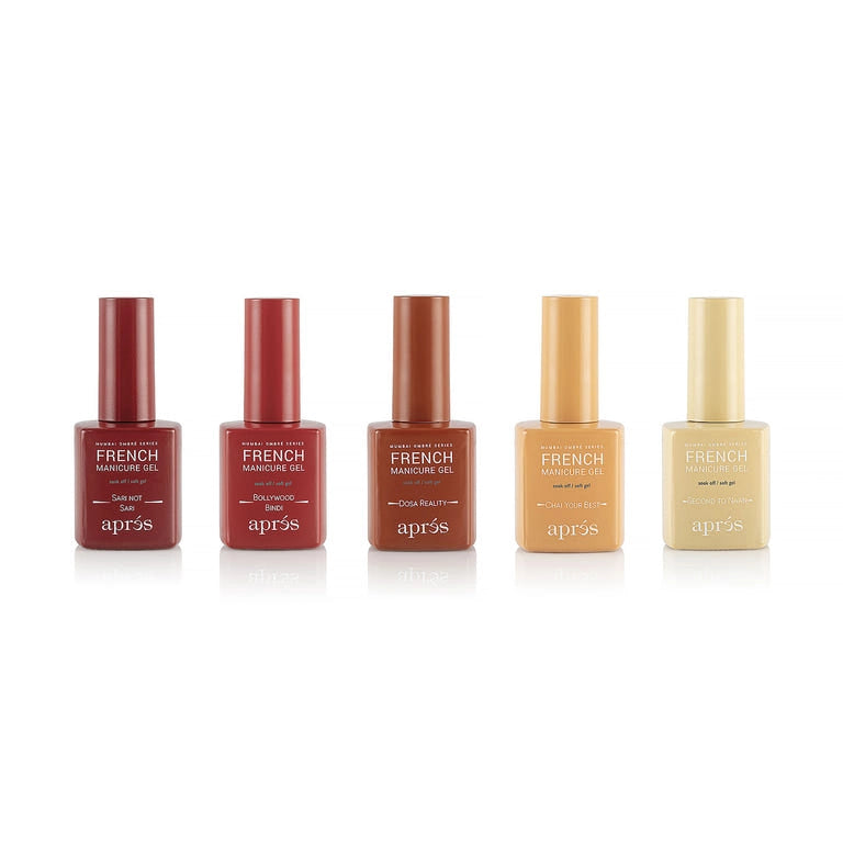 *French Manicure Gel Mumbai Ombré Set (5pc)