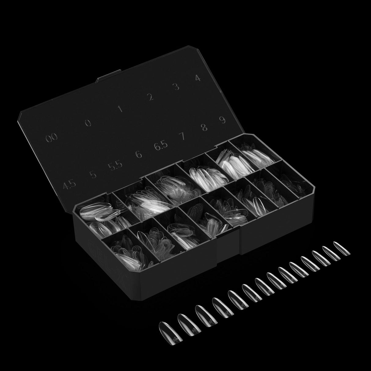 Gel-X Natural Round Long 2.0 Box of Tips 14 Sizes