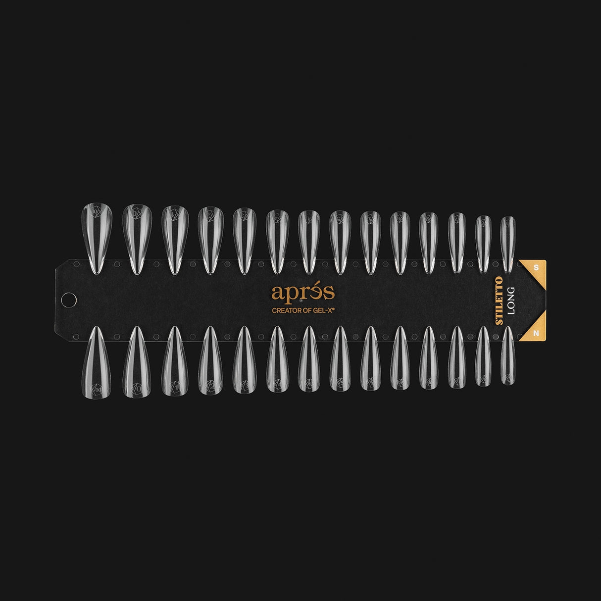 Gel-X Tip Swatch: Natural/Sculpted Stiletto Long