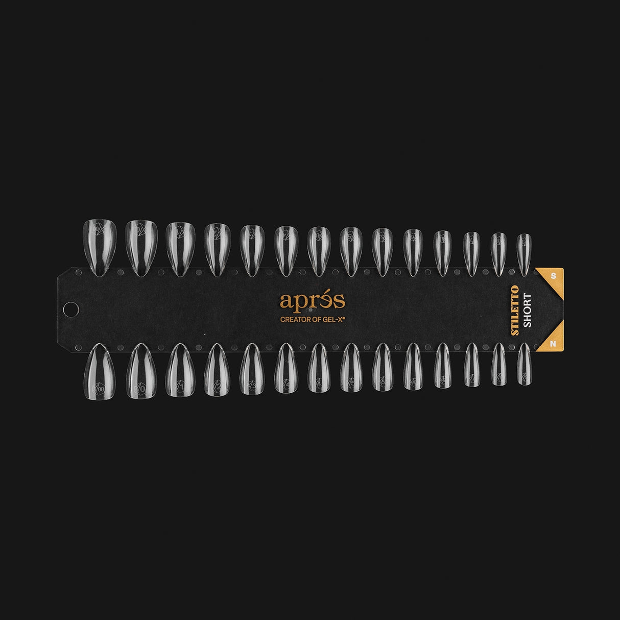 Gel-X Tip Swatch: Natural/Sculpted Stiletto Short