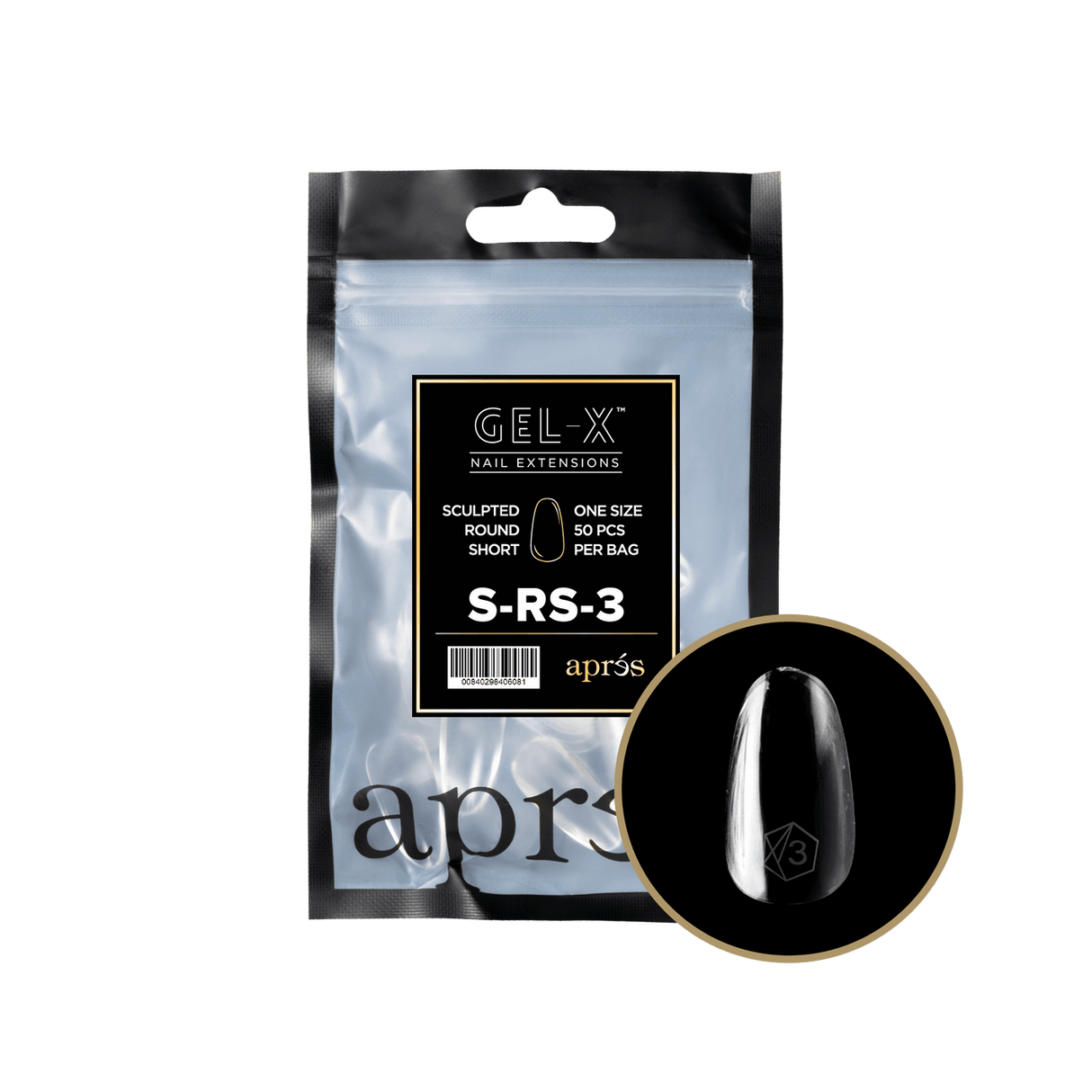 Gel-X Sculpted Round Short 2.0 Refill Bag