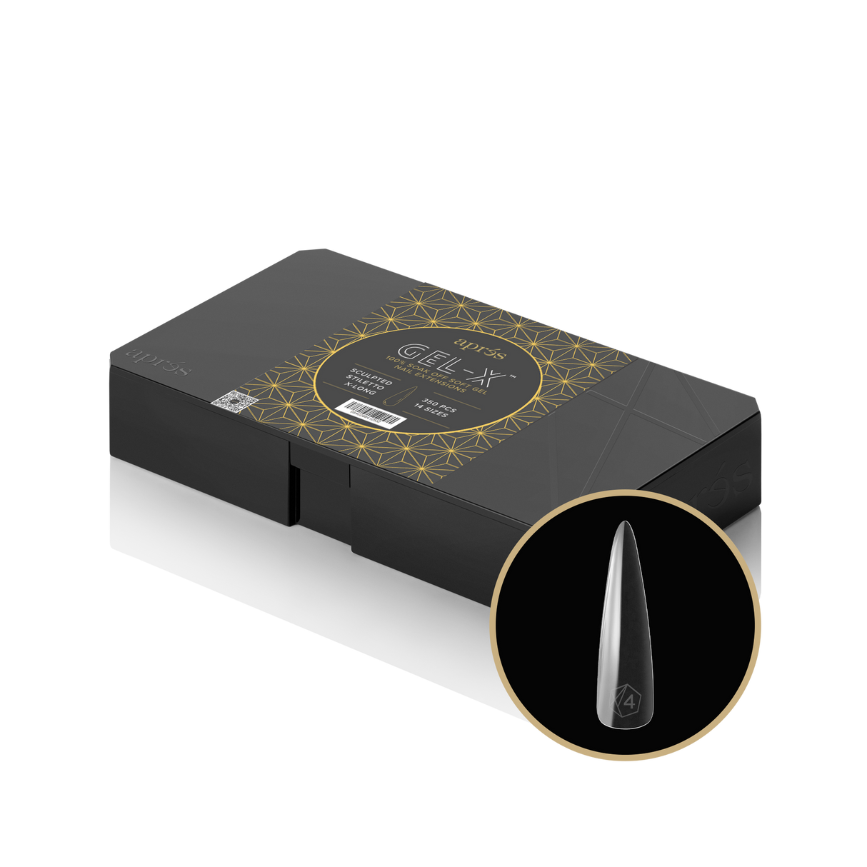 GEL-X® Sculpted Stiletto Extra Long Box Of Tips - (420pc)