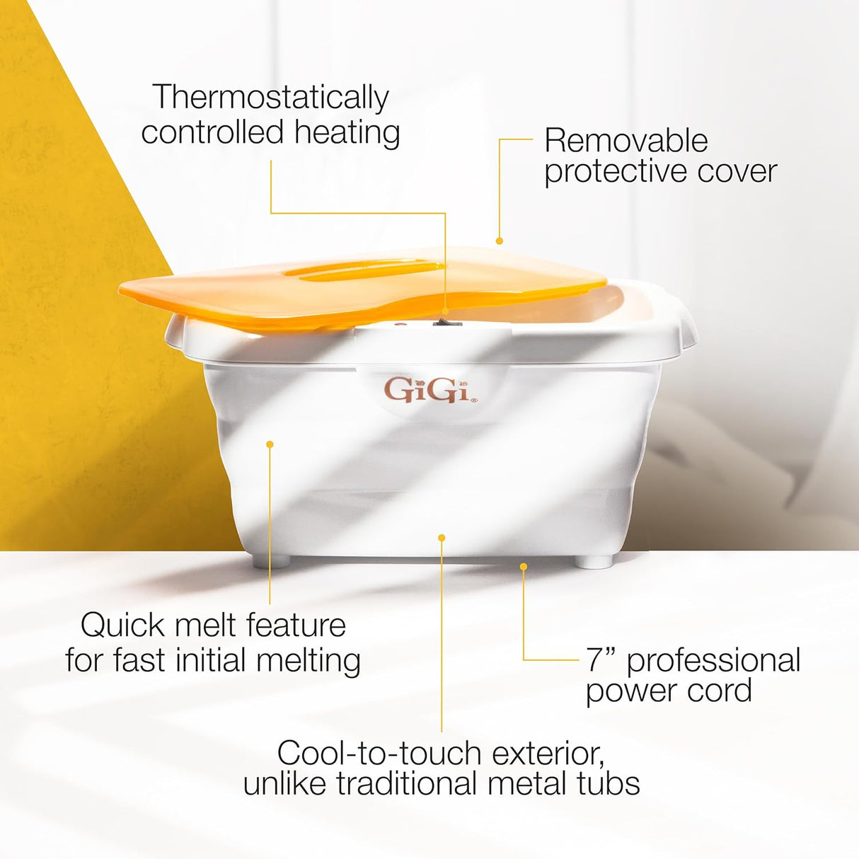 Paraffin Bath with GiGi Peach Paraffin Wax, 6 lbs