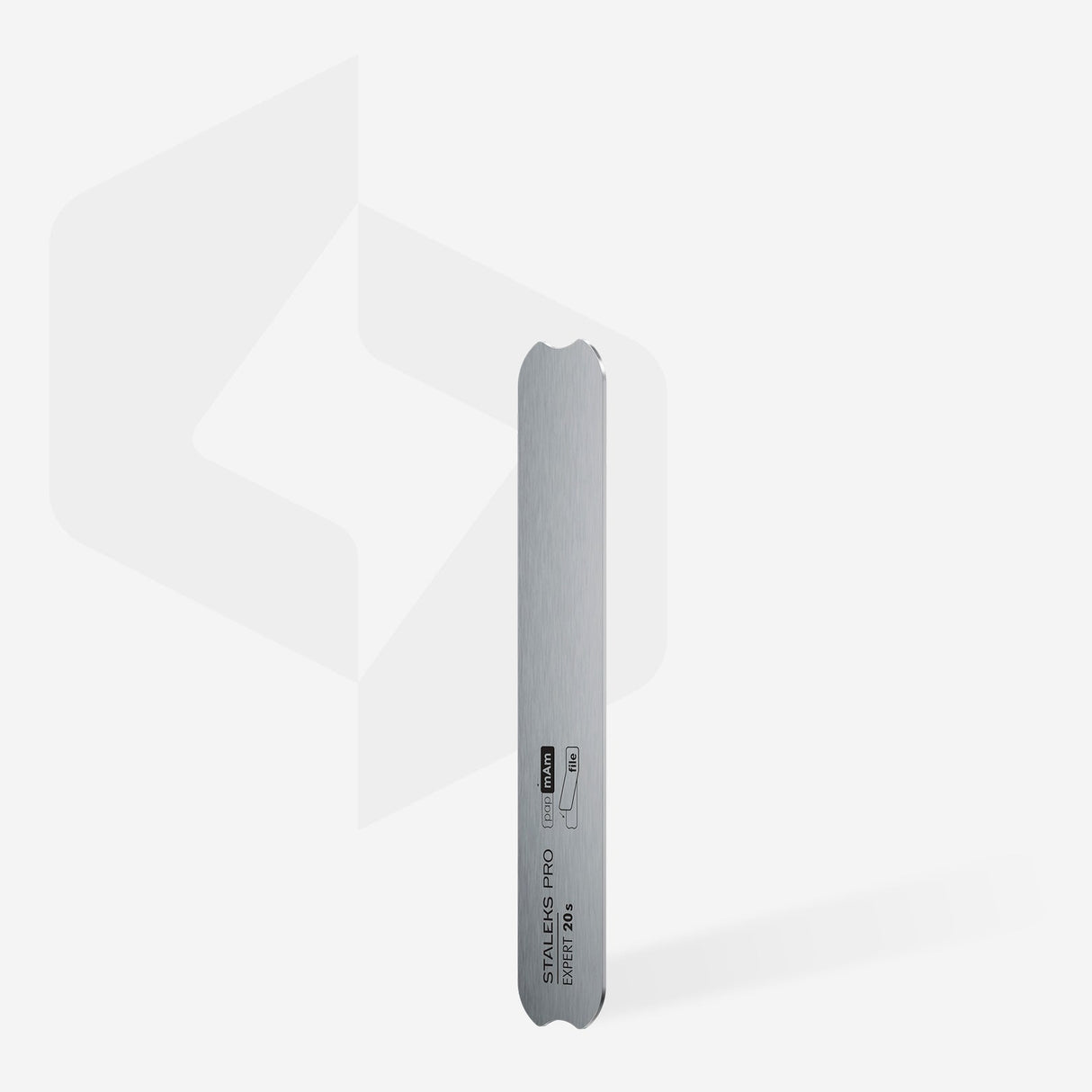 Straight metal base for nail file (130 mm) - EXPERT 20s - 1pc