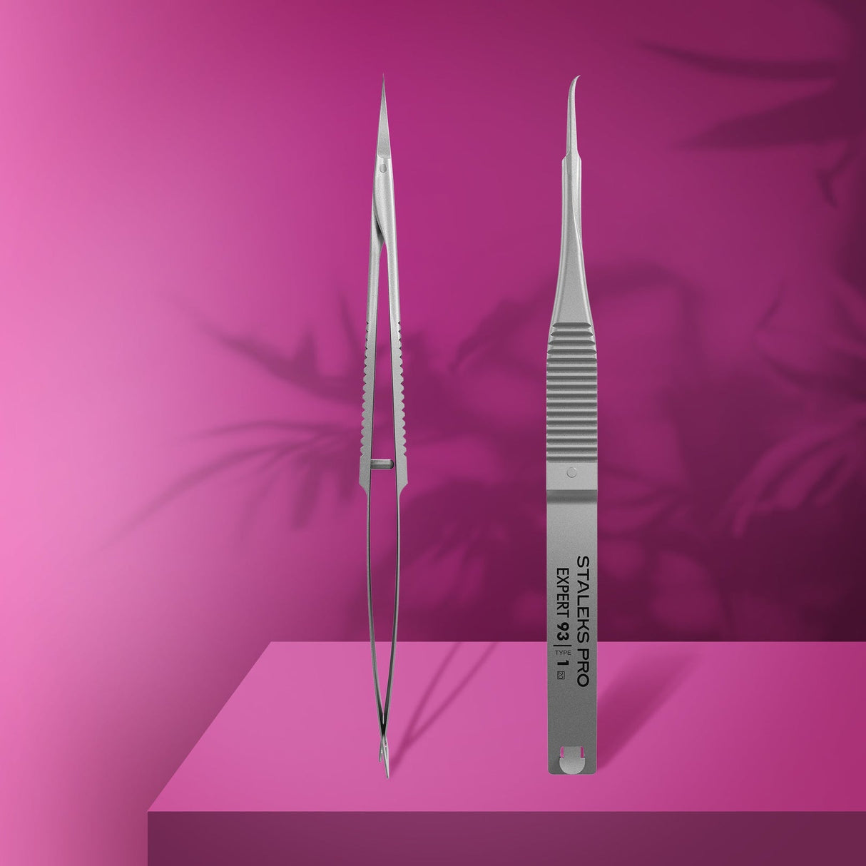 Professional cuticle micro scissors with hook EXPERT 93 TYPE 1