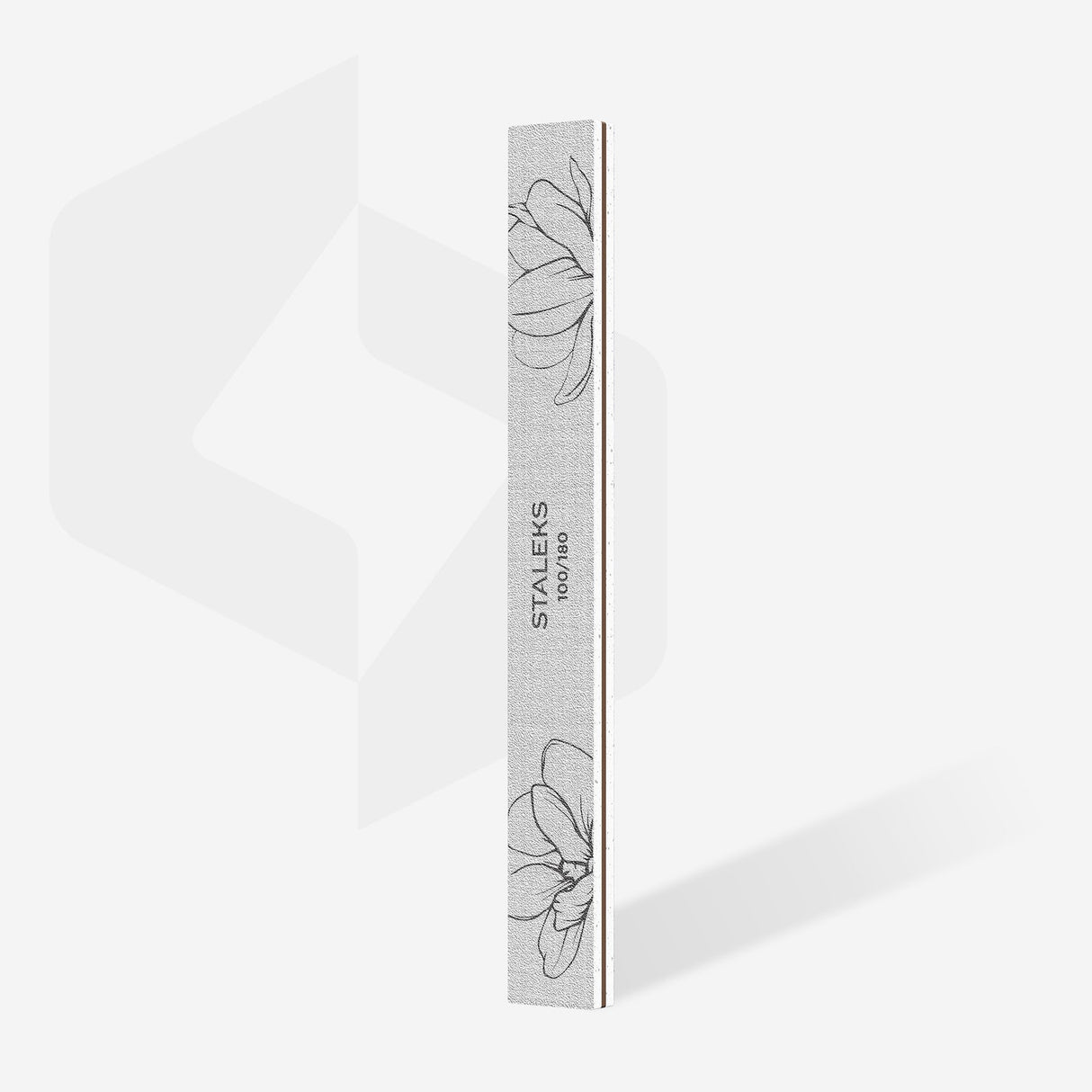 Straight mineral nail file EXPERT 20, 100/180 grit (25 pc)
