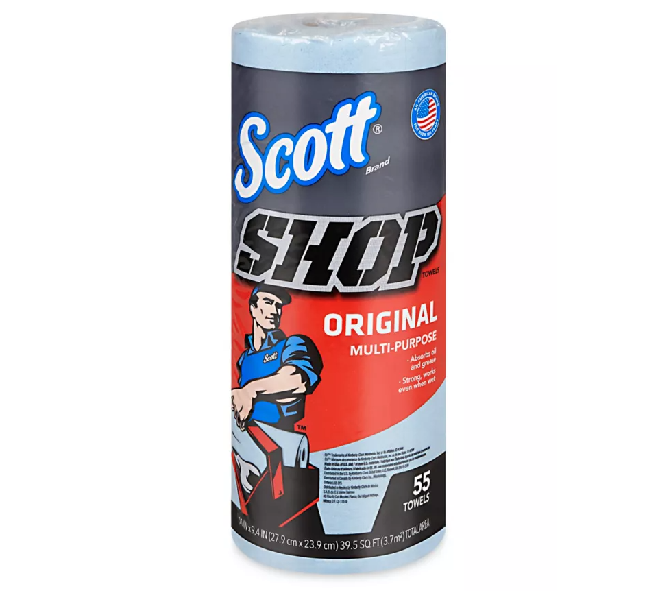 Scott Shop Towels, Multi-Purpose, Blue - 1PC