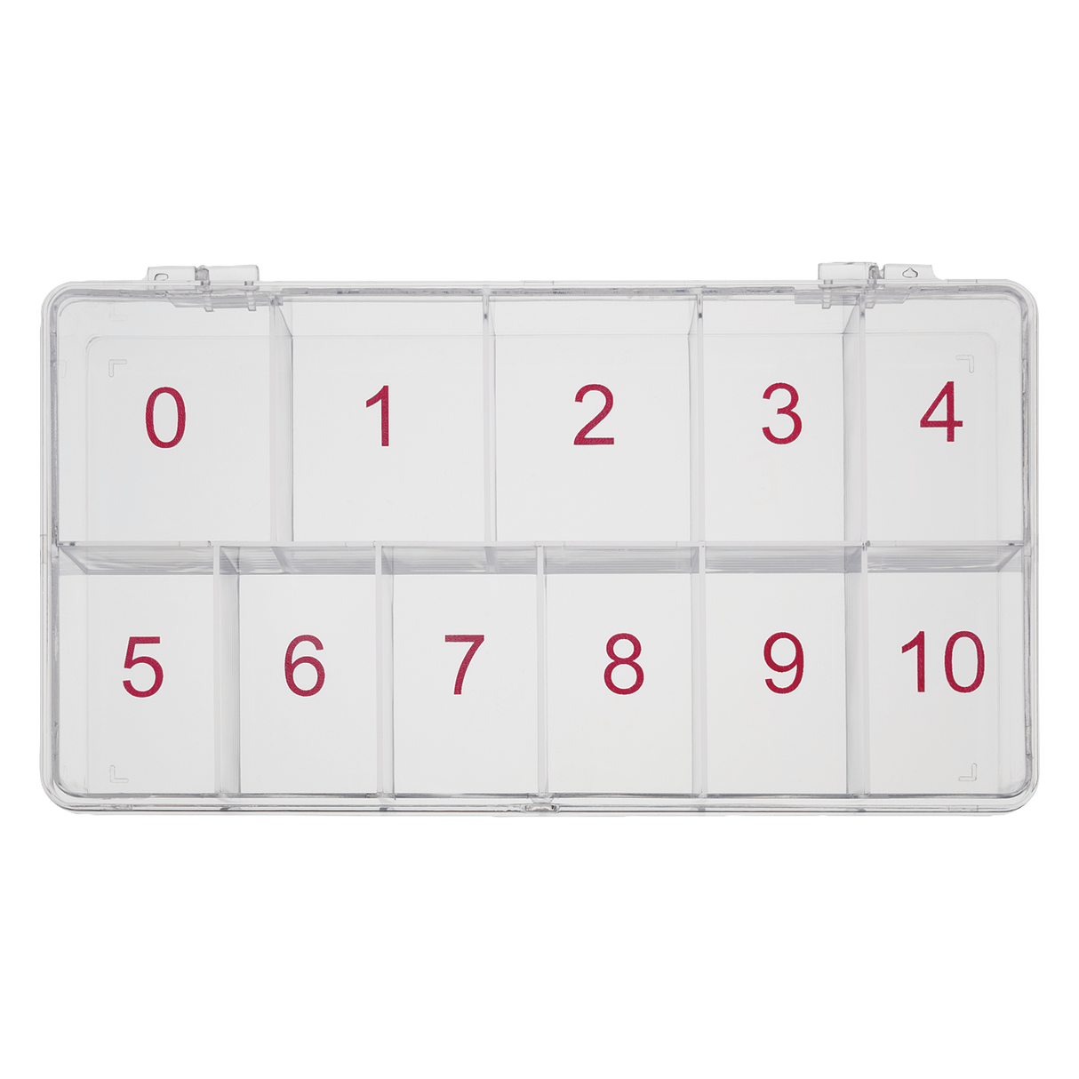 Nail Tip Box - Clear Empty