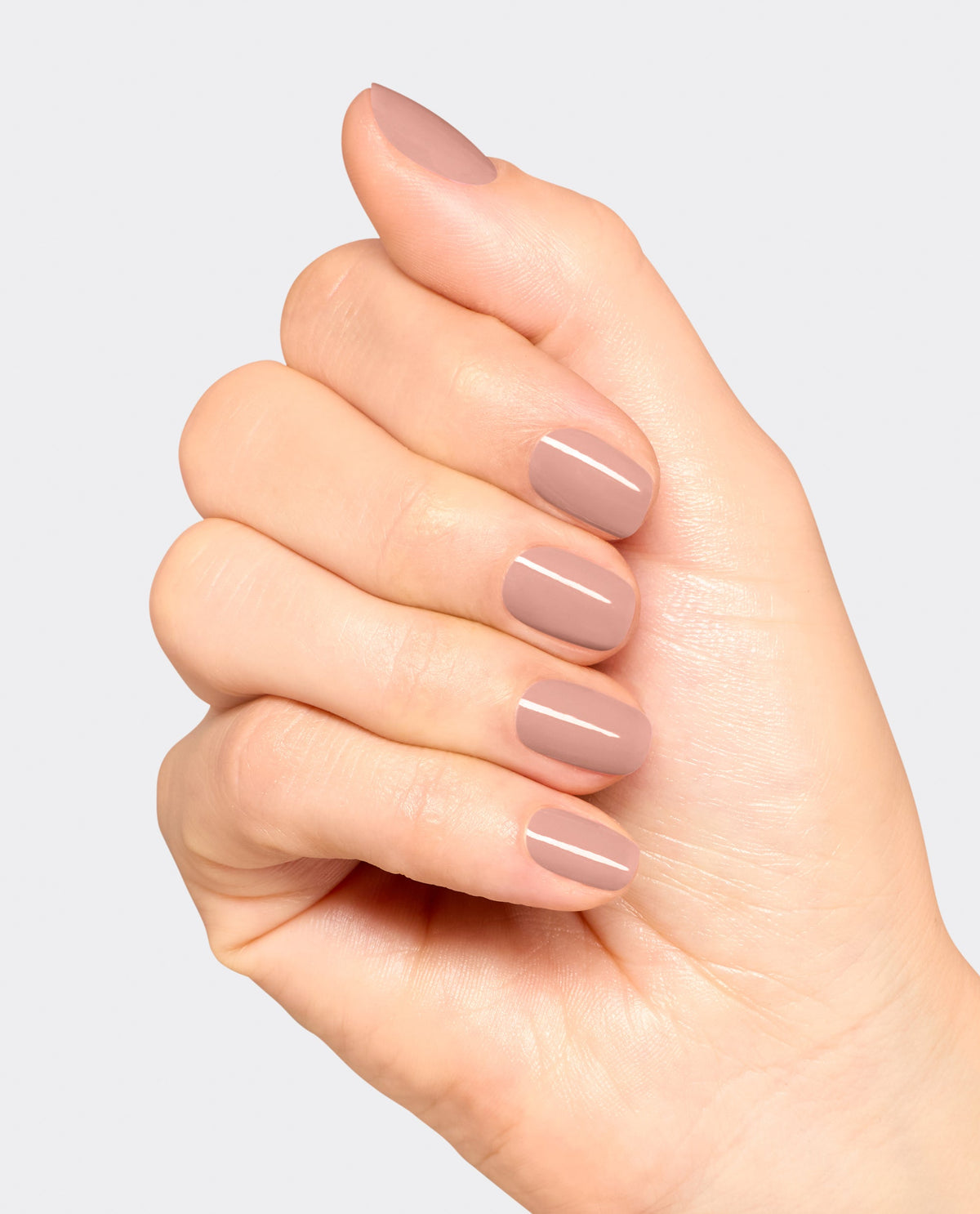 Hand with France-y Seeing You Here gel manicure
