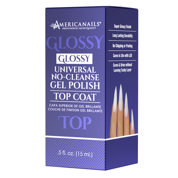 No-Cleanse Gel Polish Top Coat | Glossy .5oz
