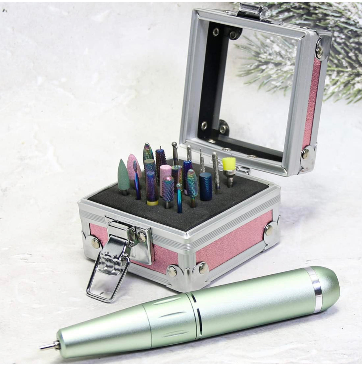 Nail Drill  Bit Holder Organizer