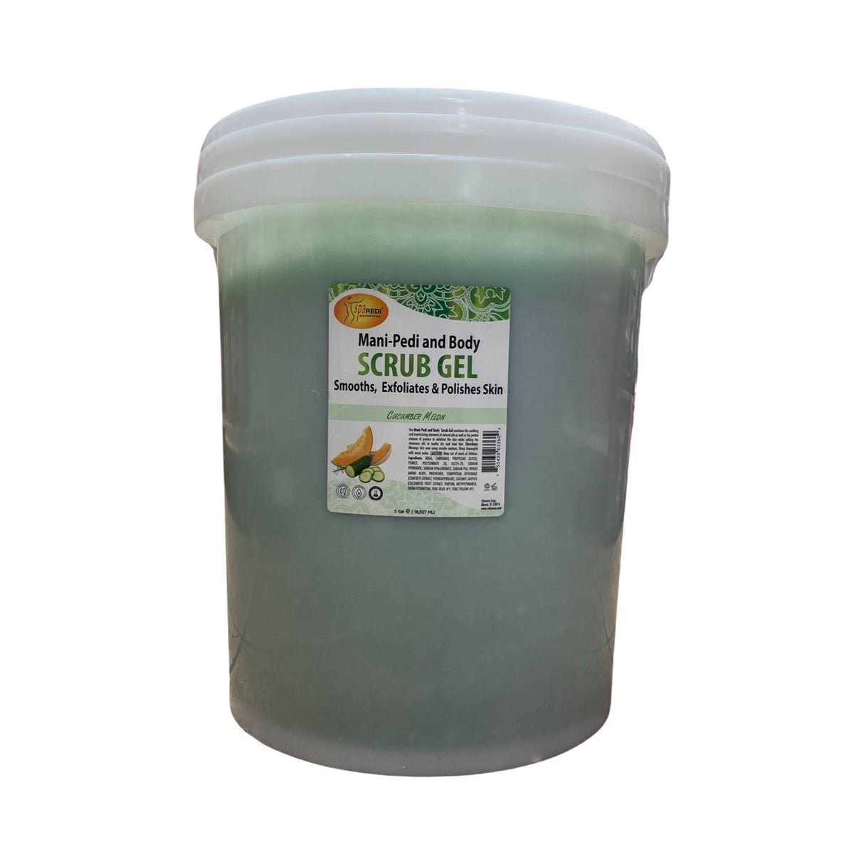 Cucumber Melon Pedi Scrub Gel - 5 Gal Pail