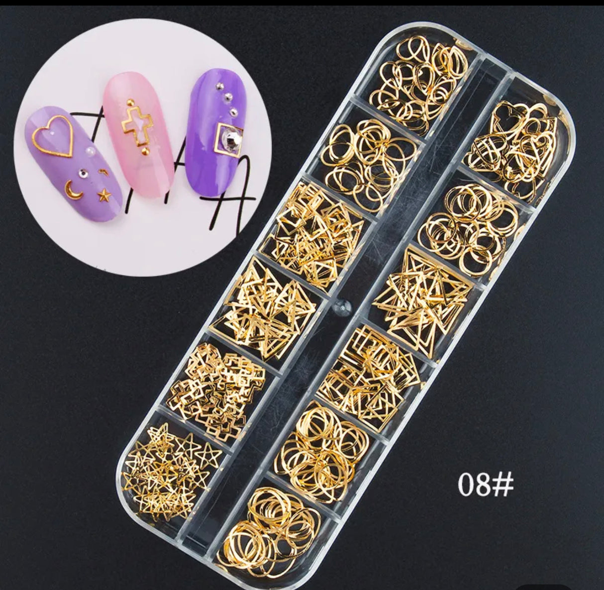 Gold Alloy Charms - Mix Box #08