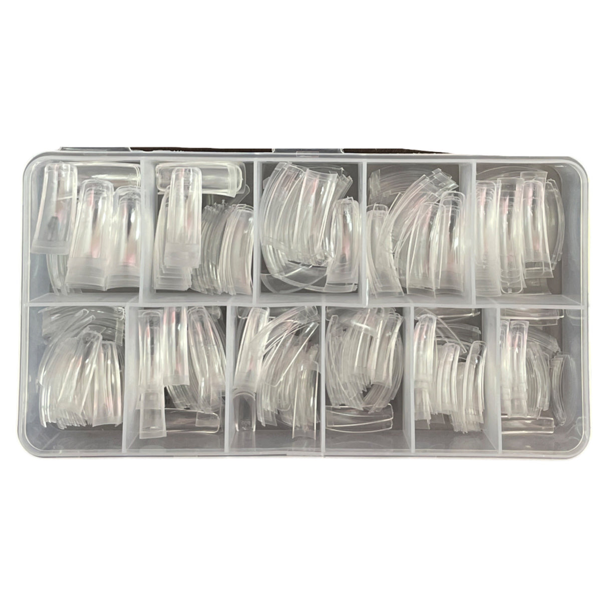 Acrylic Nail Tips Box 0 to 10 – Clear DND