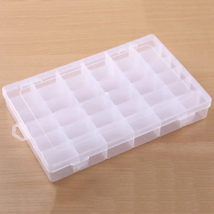 Compartment Box - 36 Slots Clear