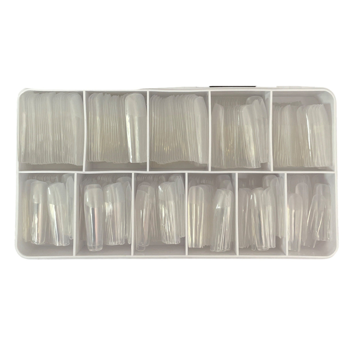 Medium Square #9 | Soft Gel Tips 11Sizes - 550PC