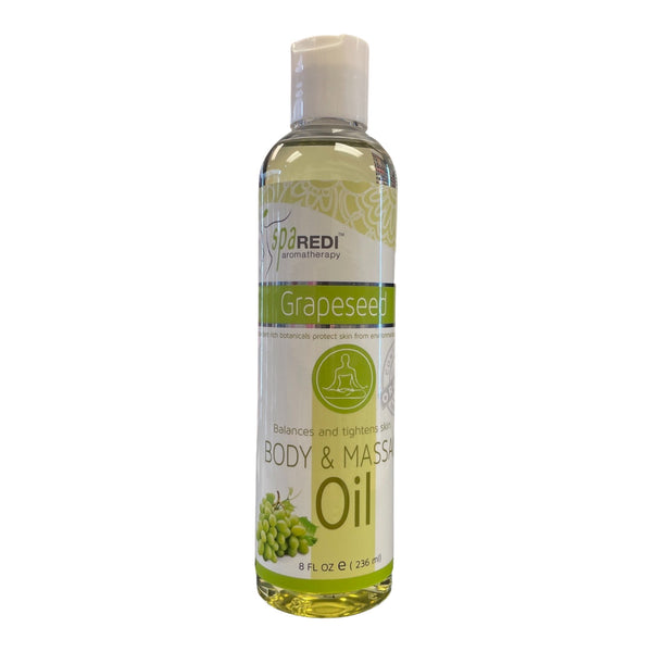 Massage Oil 8 oz | Grape Seed | Mani Pedi Body