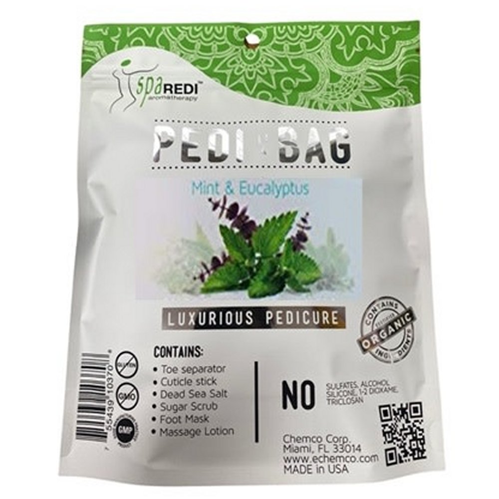 *Case (64 Kit) Luxury Detox Pedi In a Bag 4-Step System 0.7oz