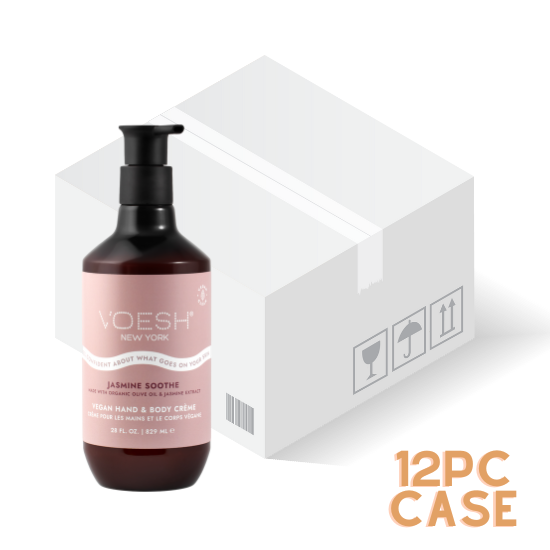 *Case 12pc Jasmine Soothe Vegan Hand & Body Crème (28 oz.)