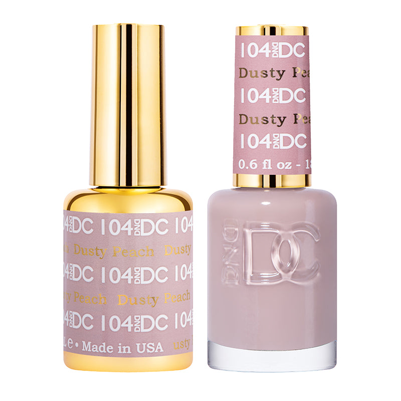 Dusty Peach #104 - DC Gel Duo