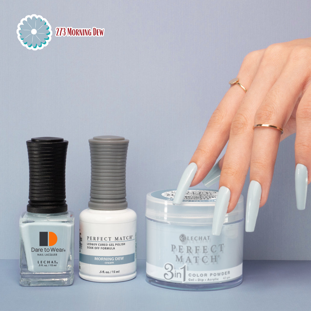 PMDP273 Morning Dew - 3in1 Gel Dip Acrylic 42gm