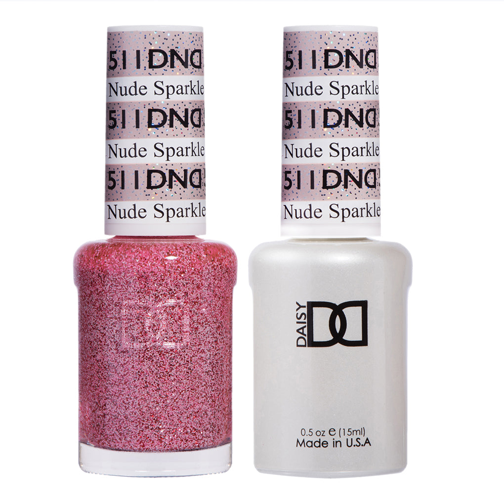 Nude Sparkle #511 - DND Gel Duo