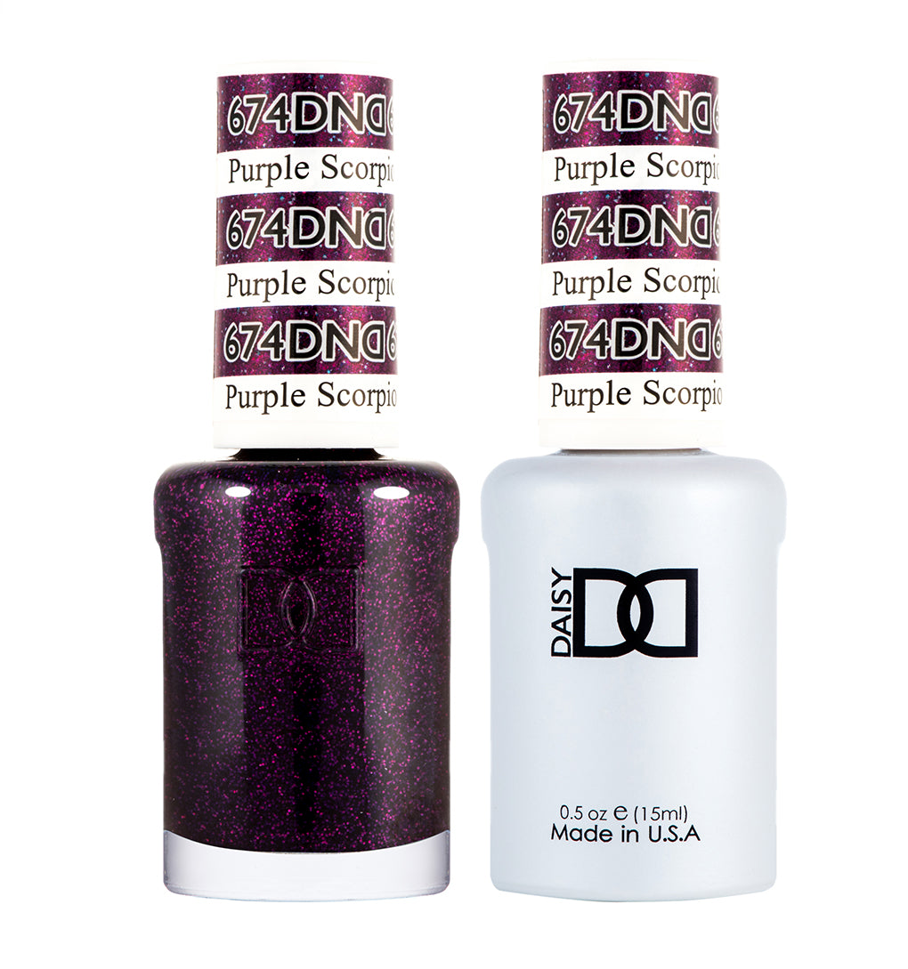 Purple Scorpio #674 - DND Gel Duo
