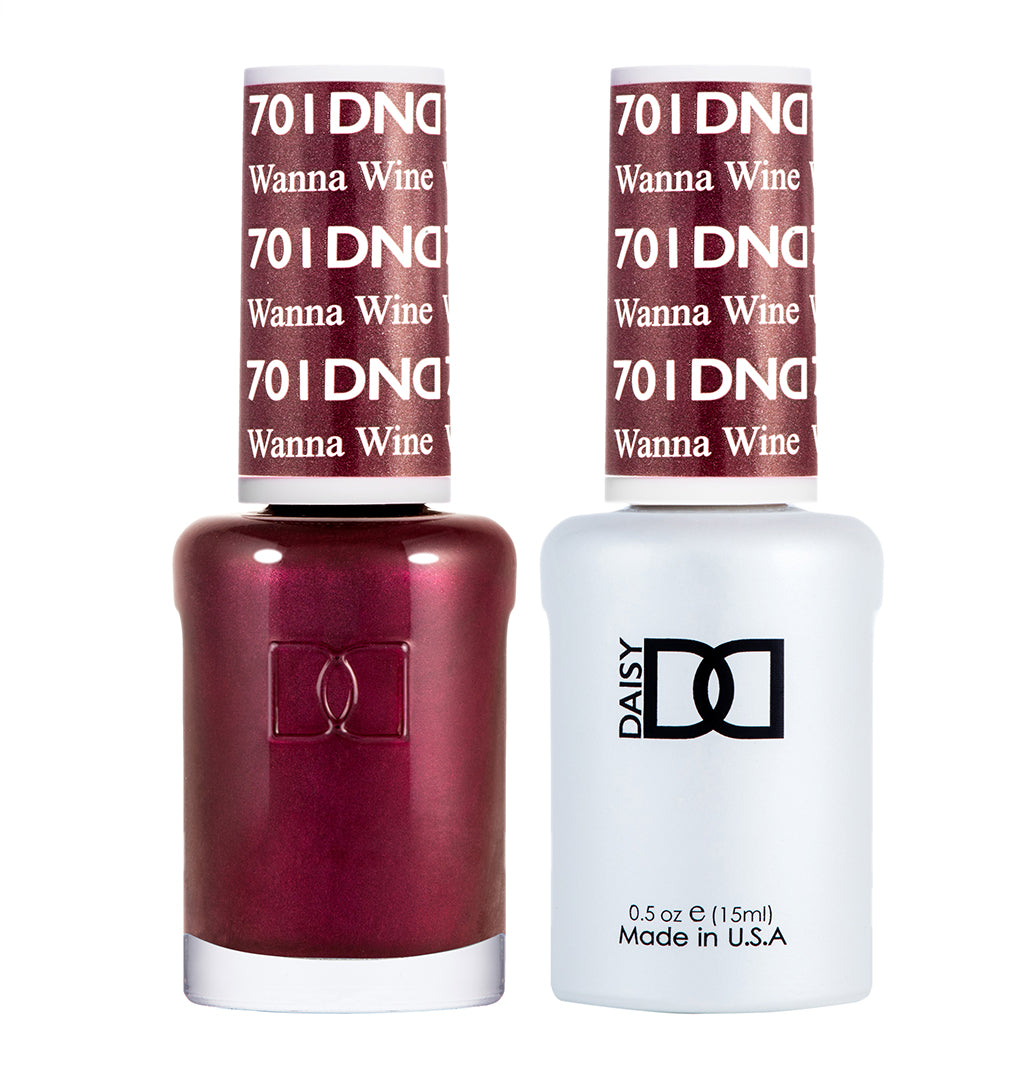 Wanna Wine #701 - DND Gel Duo