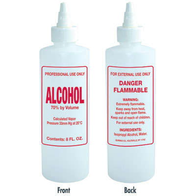 Alcohol Bottle Imprinted Bottle - 8oz