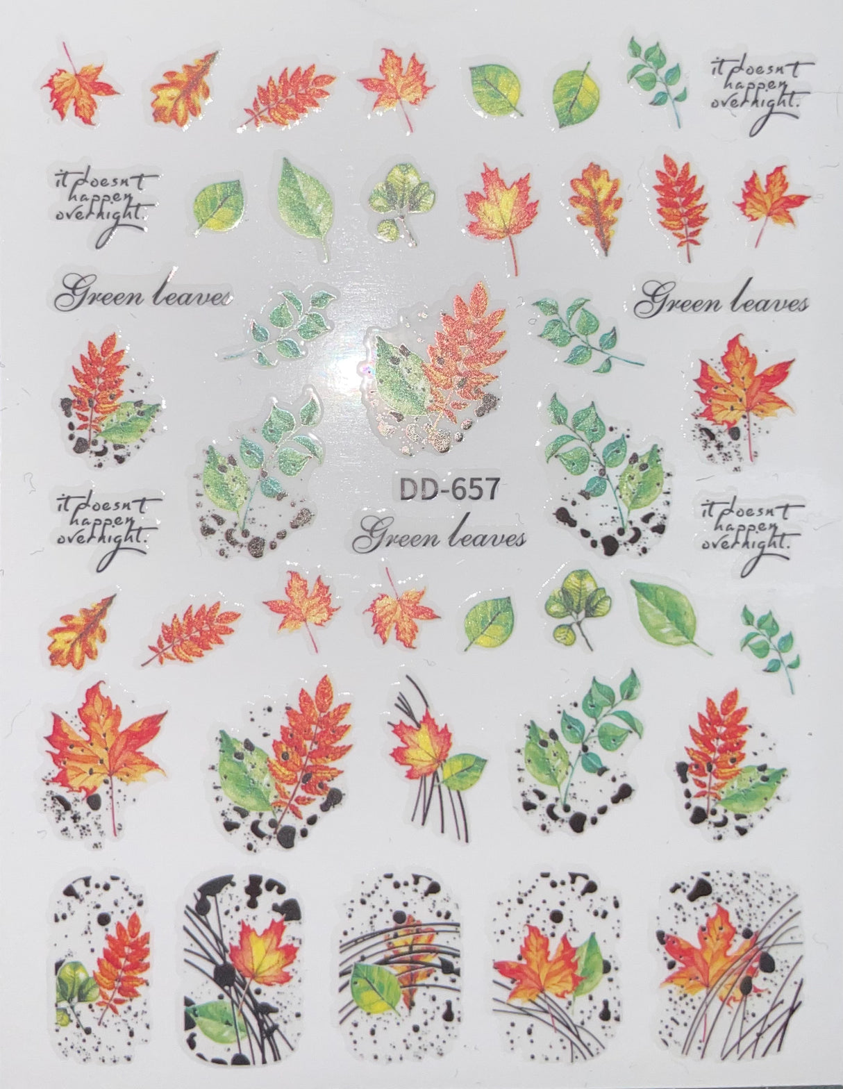 Fall Nail Sticker DD-657