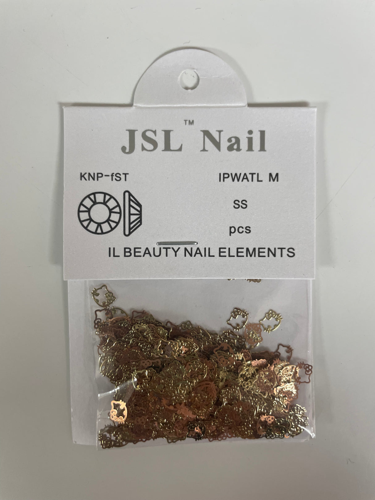 Gold Fashion Sequins - Kitty - 1 bag