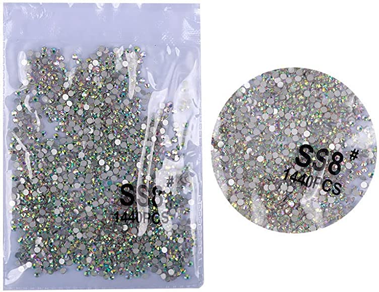 AB Rhinestone 1440 Pcs (SS8)